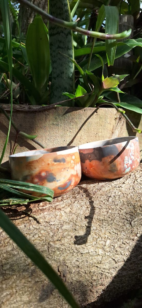 Forno efêmero · Queima a carvão · Saggar